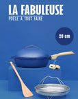 La Fabuleuse Poele 28Cm - Saphir