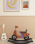 Scooter à bascule rouille