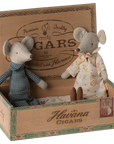 Grandma and Grandpa mice in cigarbox