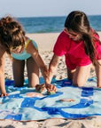 PlayTowel XL (180 x 180cm) - Circuit bleu