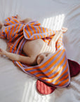 Cape de bain cotton 75 x 75cm - Ours Lavende