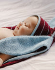 Cape de bain cotton 75 x 75cm - Lapin Bordeaux