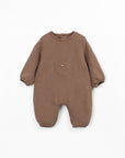 Combinaison En Jersey Tufting Play Up, coloris marron, combinaison en jersey pour bébé