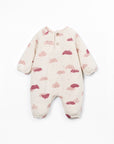 Combinaison rose à nuages pour nouveau-né Play Up, idée cadeau de naissance