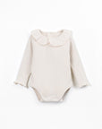 Body Côtelé Sketches Play Up, coloris beige, body côtelé pour bébé