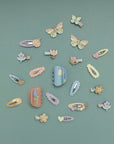 Floral Acetate Claw Clips