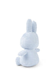 Peluche Miffy Bon Ton Toys velours cotele bleu glace, des la naissance
