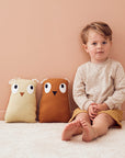 Peluche chouette vert EDVIN