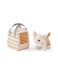 Chat et sac de transport