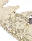 Sequin Crown-Gold