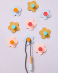 patère hook fleur mix 3pcs