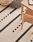 Tapis gris blanc 130x160 cm