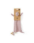 Doudou mouchoir Dino lin rose NEO