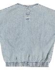 Top Mirtillo Denim Light Stonewash