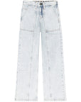 Jacquelyn Wide denim bleach