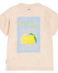 T-Shirt Lemon Pale Peach