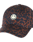 Headwear Leopard happy cap root beer