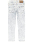Jean Straight denim bleach