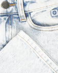Jean Straight denim bleach