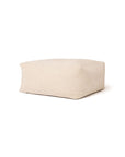 Pouf blanc cassé
