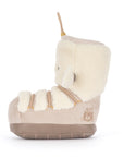 Peluche botte de neige Amuseables Perta Snow Boot Jellycat, grise