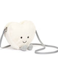 Amuseables Cream Heart Bag