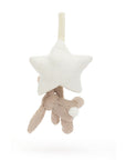 Bashful Beige Bunny Star Musical Pull