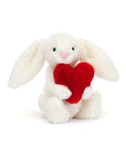 Bashful Red Love Heart Bunny Little