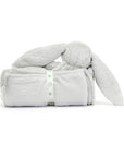 Bashful Silver Bunny Blankie