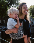 Toddler Carry Premium Black Zebra
