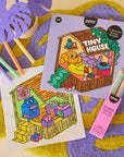Cozy Art Coloring Book - Tiny House