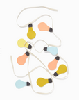 Guirlande fanions ampoules verte multi