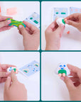 Mini kit pâte auto-durcissante Yuki onigiri OMY pour enfant, détail du contenu