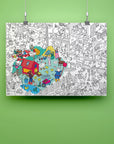 Poster A Colorier - The Farm - 100 X 70