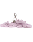 Lavender Dragon Bag Charm