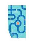 PlayTowel L (180 x 100cm) - Circuit bleu