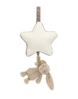 Bashful Silver Bunny Musical Pull