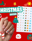 Stickers pour ongles de Noël Ho ho ho OMY, 140 motifs enfant, autre angle