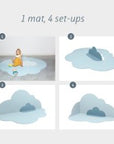 Playmat L (175 x 145cm) - Dusty blue