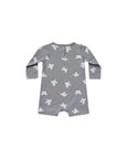 Long Sleeve Dash Romper Birds