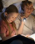 Lampe veilleuse Smiley Glowy Smiley Bleu pour enfant MOB, grande autonomie pour la nuit