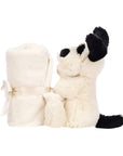 Bashful Black & Cream Puppy Soother
