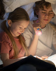 Lampe veilleuse Smiley Glowy Smiley Rose pour enfant MOB, grande autonomie pour la nuit