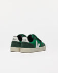 V-10 Suede Emeraude White