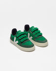 V-10 Suede Emeraude White