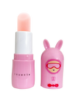 Baume Snow Girl Inuwet tout de rose vêtu, vegan et fabriqué en France pour les lèvres en hiver
