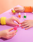 Waterbased Nail Polish Kids - Neon Green - Watermelon Scent