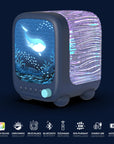 Lampe d'ambiance océan Abyss Wavy Light MOB avec enceinte Bluetooth, vue 4