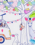 Dream Van – Set De Table À Colorier