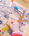 Dream Van – Set De Table À Colorier